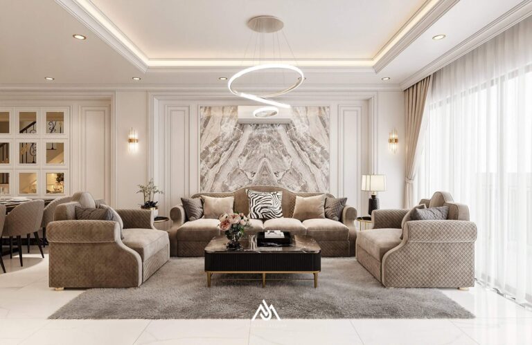 Thiết Kế Nội Thất Nhà Phố Tân Cổ Điển
